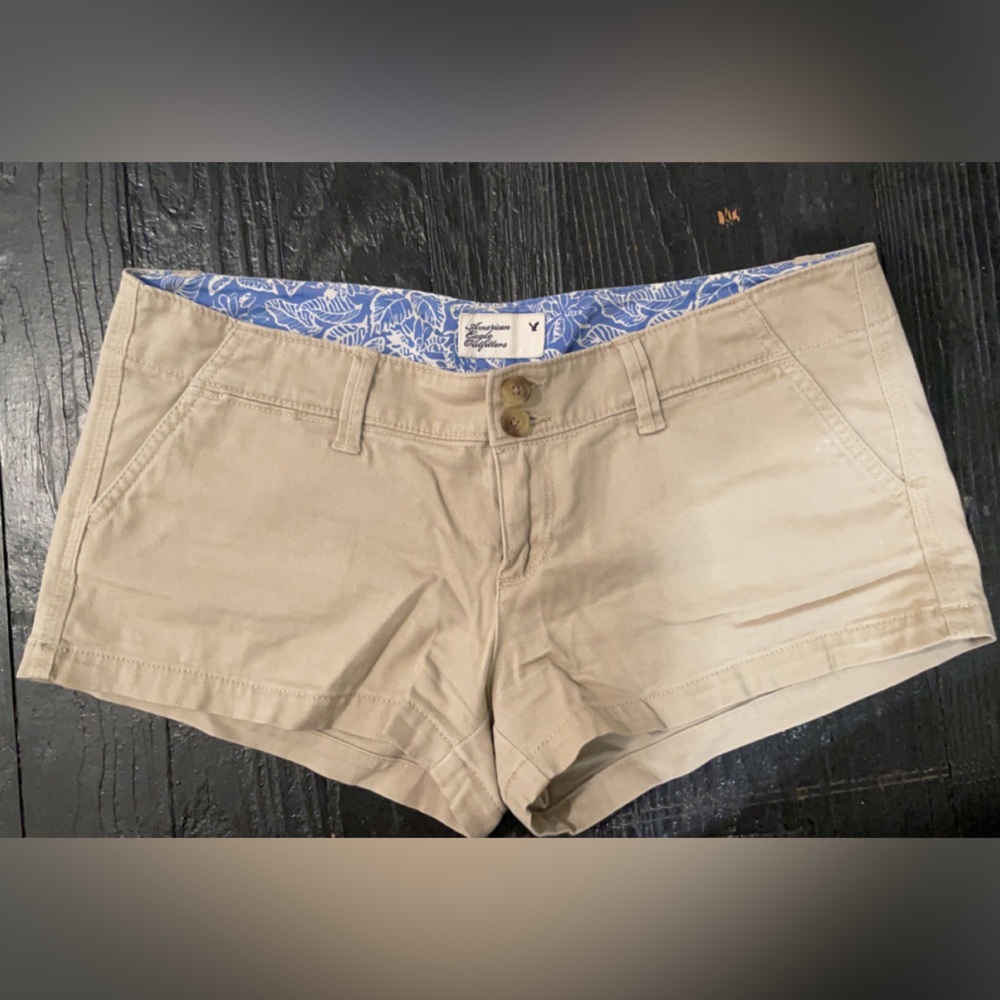 Khaki shorts from American Eagle